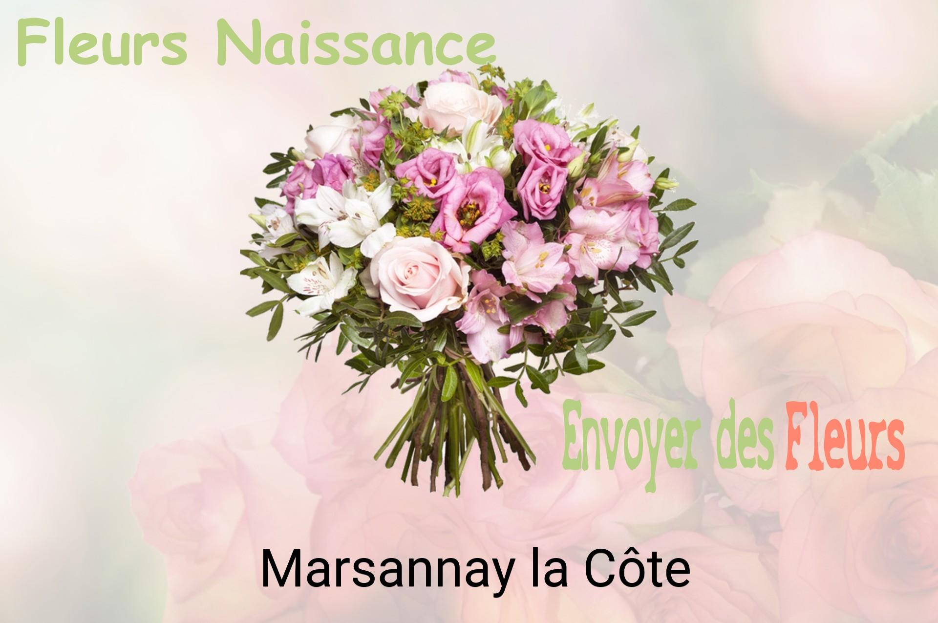 Bouquet de fleurs de naissance livré à Marsannay-la-Côte